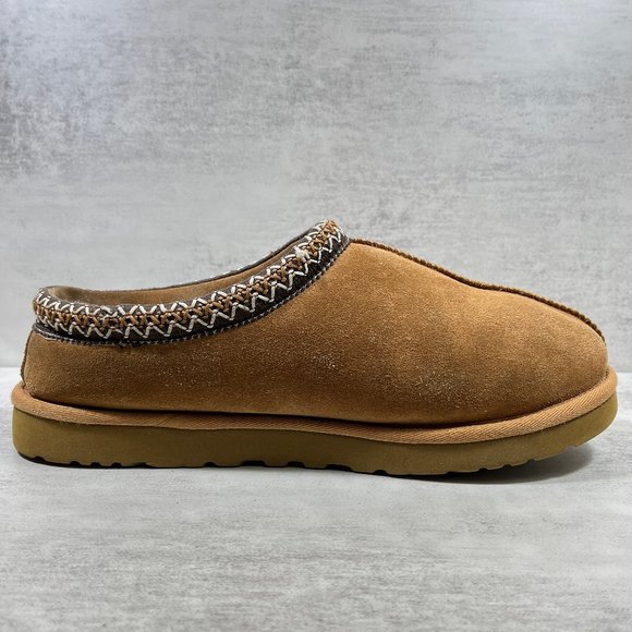 Ugg Tasman Suede Sheepskin Slippers - Men's Size 11 - Picture 2 of 9